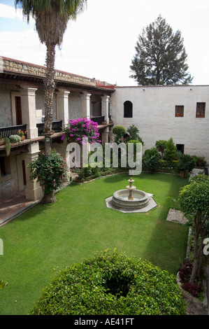 L'Hotel Camino Real nel XVI secolo il convento di Santa Catalina, città di Oaxaca, Oaxaca, Messico Foto Stock