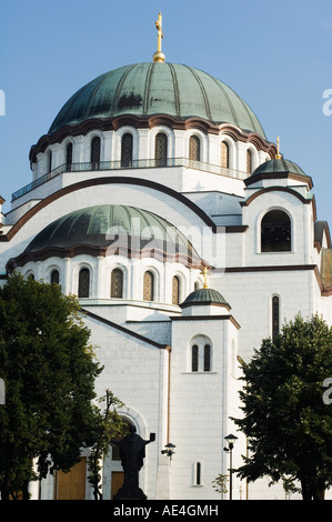 Di San Sava Chiesa Ortodossa, risalente al 1935, la più grande Chiesa Ortodossa nel mondo, Belgrado, Serbia, Europa Foto Stock