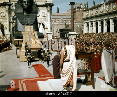 CLEOPATRA 1963 XX Century Fox Film con Elizabeth Taylor Foto Stock