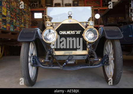 1911 Chalmers modello 30 vintage carrello horseless mostrato al Santa Cruz County Fair Foto Stock