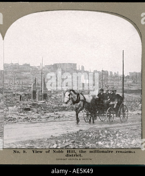 Il Terremoto di San Francisco Foto Stock