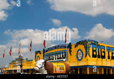 Big Texan Steak Ranch a Amarillo Texas USA Foto Stock