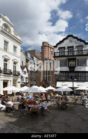 ROYAL CLARENCE HOTEL Cathedral Yard Square vicino EXETER DEVON REGNO UNITO Foto Stock