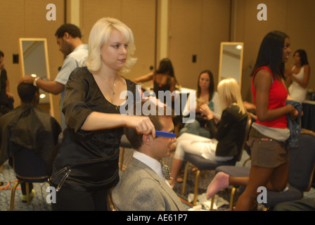 Giovani talenti provenienti da tutto il mondo assistito alla IPOP pernottamento premio a New York il 6 luglio 2006 dai bambini e giovani adulti attore Foto Stock