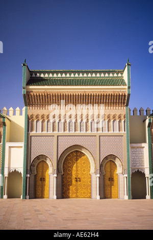 Il Marocco Fès Dar El Makhzen Royal Palace Foto Stock