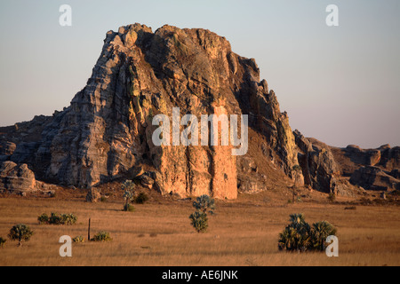 Isalo Parco Nazionale Monti, Madagascar Foto Stock