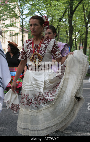 Festival di Amburgo Altonale culturale. Popolo messicano Foto Stock