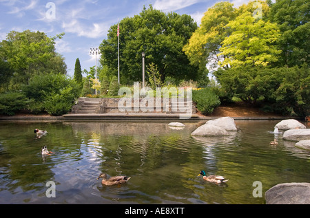 "Lakum Duckum su Whitman College campus, Walla Walla Washington' Foto Stock