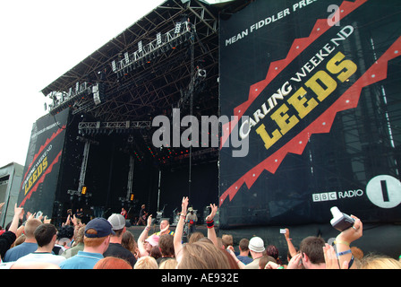 Leeds Carling Music Festival Summer 2003 Foto Stock