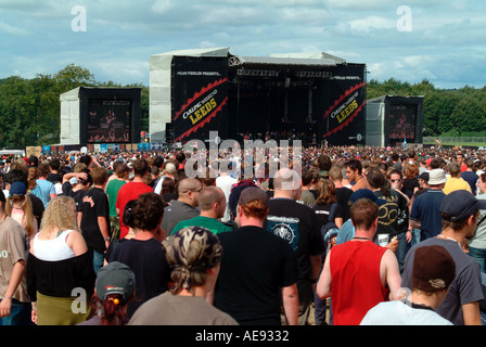 Leeds Carling Music Festival Summer 2003 Foto Stock