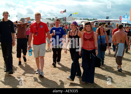 Leeds Carling Music Festival Summer 2003 Foto Stock