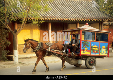 Cina Shandong Qufu carrozza Foto Stock