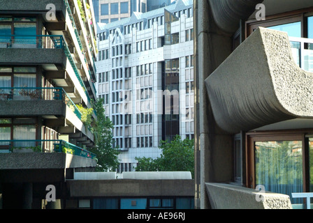 Barbican Complesso nella città di Londra, Inghilterra, Regno Unito Foto Stock