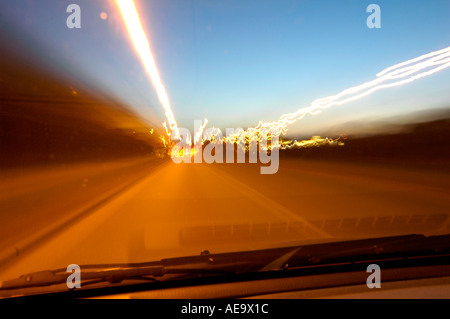 Auto,traffico,sentiero,ubriaco,movimento,velocità,trasporto, Foto Stock