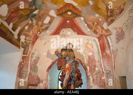 All'interno di Mali Grad, Kamnik, Slovenia. Foto Stock