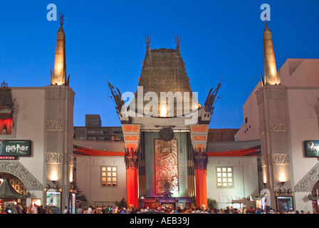 Grauman's Chinese Theatre di Hollywood CA Foto Stock