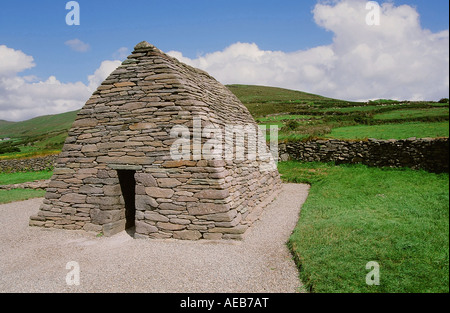 L'Oratorio Gallerus nella Contea di Kerry, la penisola di Dingle, Irlanda. Credeva di essere la più antica costruzione in Europa Foto Stock