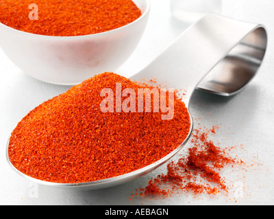 1 cucchiaio di peperoncino in polvere Foto Stock