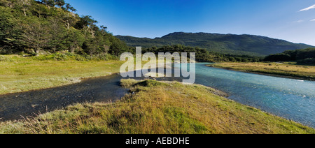 Paesaggio di Tierra del Fuego Parco Nazionale Argentina America del Sud Foto Stock
