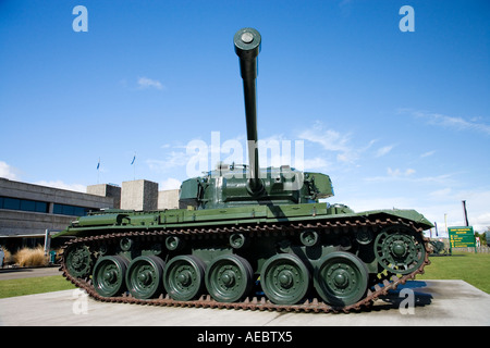 Serbatoio in Nuova Zelanda il Museo dell'esercito Waiouru Altopiano Centrale Isola del nord della Nuova Zelanda Foto Stock