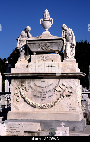 Il cimitero di Colon o più completamente in lingua spagnola Cementerio de Cristóbal Colón fu fondata nel 1876 Foto Stock