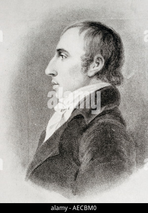 William Wordsworth, 1770-1850. Poeta romantico inglese. Foto Stock