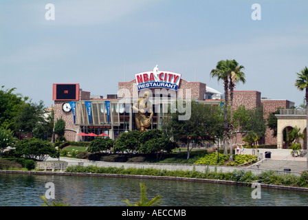 NBA City ristorante Universal Studios Orlando Florida USA il City Walk Foto Stock