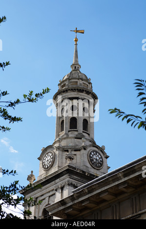 St Alfege Chiesa guglia Greenwich Londra Inghilterra Foto Stock