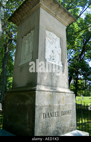 Recinto di explorer Daniel Boone si trova a Francoforte Foto Stock