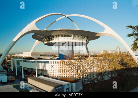 Vista esterna del Los Angeles International Airport Foto Stock