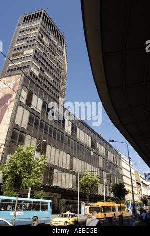 Beograd, ufficio edificio Beogradjanka dall architetto Branko Pesic Foto Stock