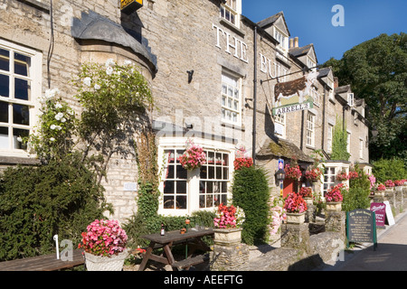 Il Bull Hotel nella città di Cotswold di Fairford, GLOUCESTERSHIRE REGNO UNITO Foto Stock