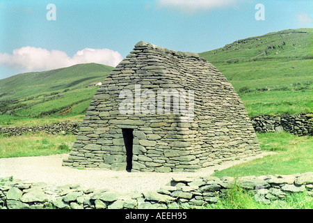 Il Gallarus Oratorio nella Contea di Kerry Munster nell' Irlanda occidentale Foto Stock