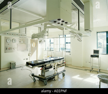 Chirurgico teatro operativo in ospedale Foto Stock