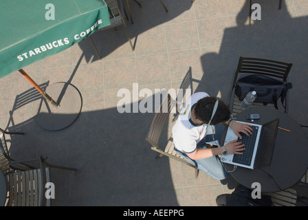 Una Starbuck's branch in scala quartiere di Polanco di Città del Messico Foto Stock