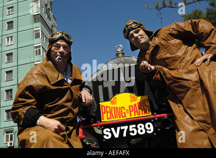 La France 14 Litri n. 14 durante la riesecuzione del 1907 Pechino a Parigi nel rally di Pechino Cina 25 maggio 2007 Foto Stock