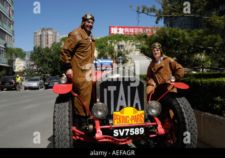 La France 14 Litri n. 14 durante la riesecuzione del 1907 Pechino a Parigi nel rally di Pechino Cina 25 maggio 2007 Foto Stock