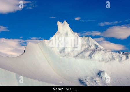 Glacier lungo la western penisola antartica Antartide Oceano Meridionale Foto Stock