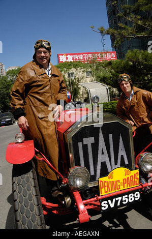 La France 14 Litri n. 14 durante la riesecuzione del 1907 Pechino a Parigi nel rally di Pechino Cina 25 maggio 2007 Foto Stock