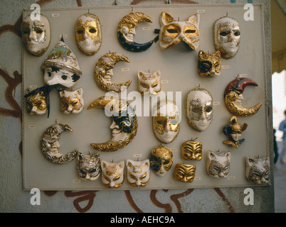 Visualizzare decorativo di carnevale veneziano maschera facciale Mardi Gras, Foto Stock