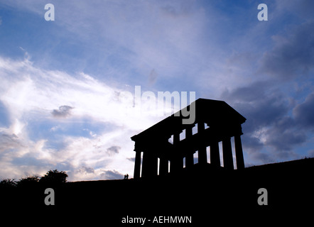 Monumento Penshaw al crepuscolo Foto Stock