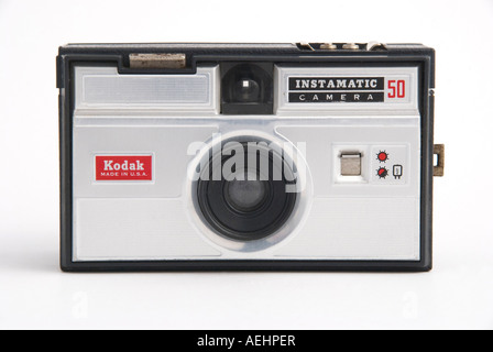 Una macchina fotografica Kodak Instamatic 50 circa nel 1963 Foto Stock