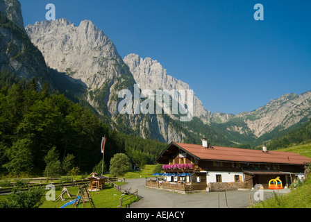 Fischbach-Alm, Kaiserbach Valley, Kirchdorf i. T., Tirolo, Austria Foto Stock