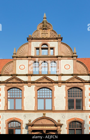 Cuxhaven davanti al tribunale distrettuale - Bassa Sassonia, in Germania, in Europa. Foto Stock