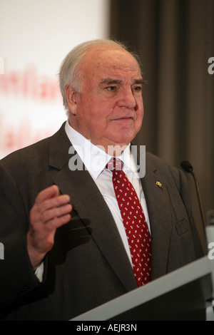 Helmut Kohl, ex Cancelliere federale (CDU), Germania Foto Stock