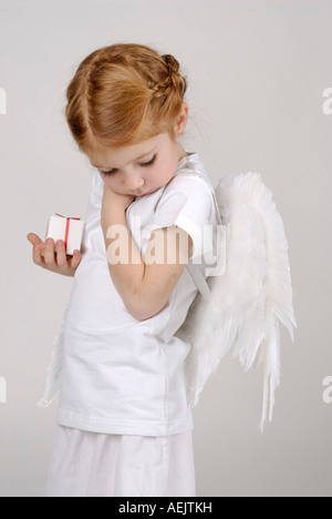 Little Christmas Angel Foto Stock