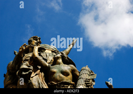 Italia, Roma, dettaglio, Vittorio Emanuele II monumento, o Vittoriano Foto Stock