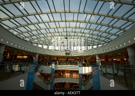 Karstadt negozio dipartimentale in Petersstrasse Leipzig Sassonia Germania Foto Stock