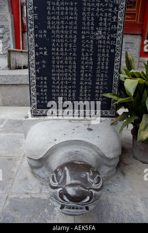 Cina Shaanxi Xian il tempio Wolongsi Foto Stock