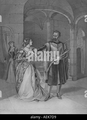 Othello atto 4 scena 2. Othello, il Moro di Venezia, tragedia in cinque atti di William Shakespeare Foto Stock